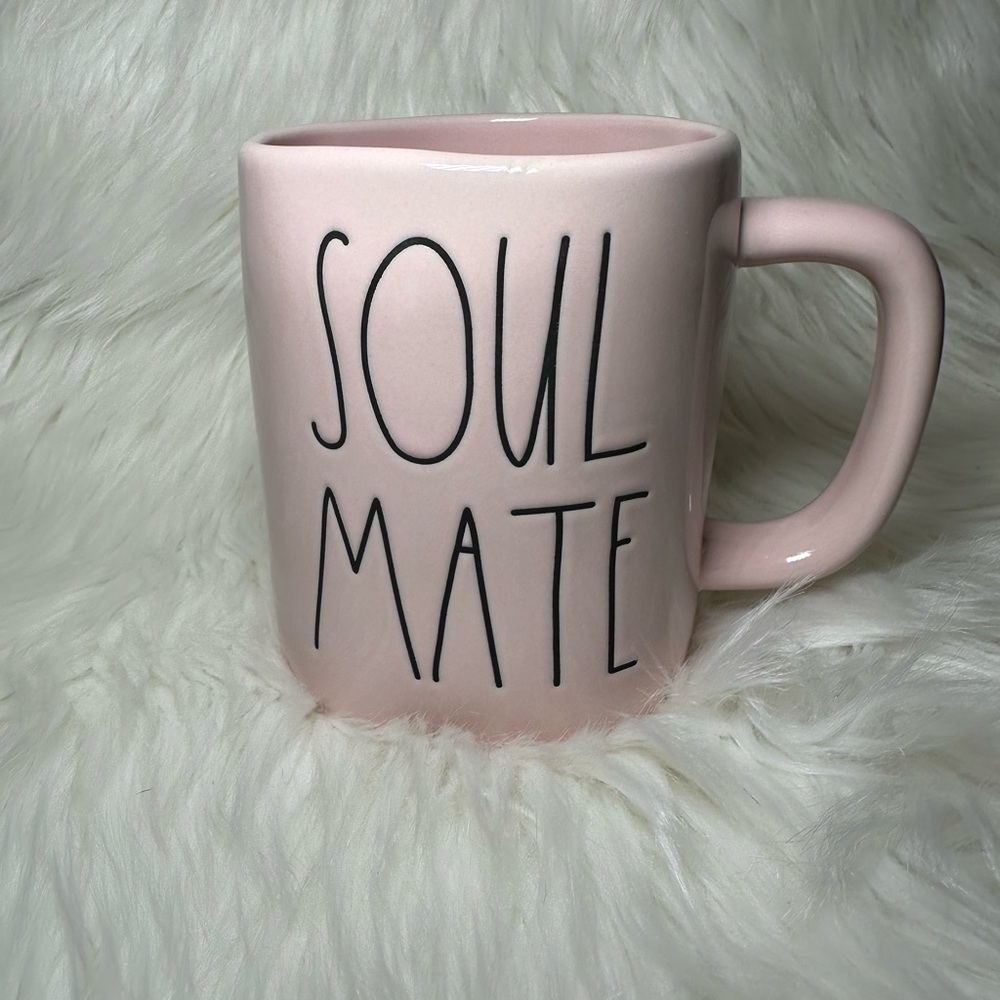 Rae Dunn Pink Soul Mate Mug